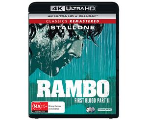 Rambo First Blood Part II 4K Ultra HD Blu-ray UHD Region B