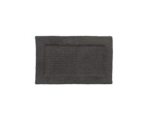 Rans Waffle Bathmat 2000Gsm - Charcoal