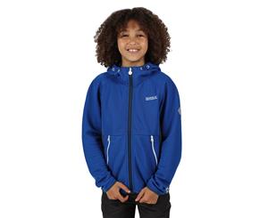 Regatta Boys Jenning Full Zip Hooded Fleece Jacket - NautBlu/DkDe