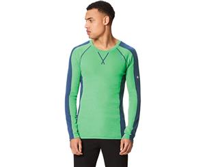 Regatta Mens Beru Supersoft Merino Wool Long Sleeve Baselayer T shirt - Fairwy/DkDnm