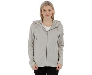 Regatta Womens/Ladies Lowes Full Zip Two Tone Hooded Fleece Jacket - Light Steel