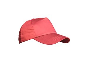 Result Unisex Plain Baseball Cap (Red) - BC956