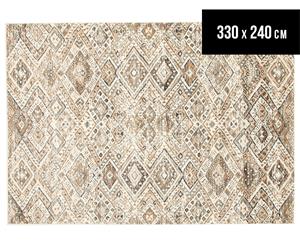 Rug Culture 330x240cm Oxford Modern Rug - Bone/Blue Earth