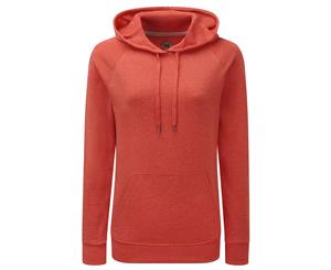 Russell Womens/Ladies Hd Hooded Sweatshirt (Red Marl) - RW5505