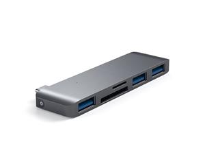 SATECHI ALUMINIUM TYPE-C USB 3.0 3-IN-1 COMBO HUB ADAPTER - SPACE GREY