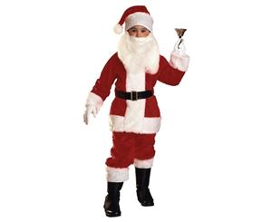 Santa Suit Plush Child Costume