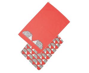 Scion Spike Set of 2 Tea Towels Red