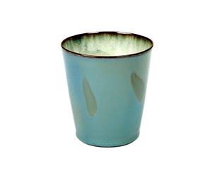 Serax Terres de Reves Collection Stoneware Conical Goblet Medium Smokey Blue