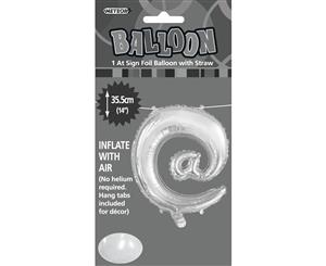 Silver @ Alphabet Foil Balloon 35cm