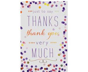 Simon Elvin Thank You Cards (Pack Of 24) (Multicoloured) - SG17089