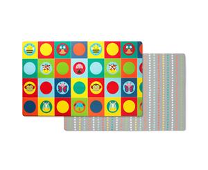 Skiphop Doubleplay Reversible Playmat - Zoo