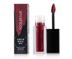 Smashbox Always On Metallic Matte Lipstick Maneater (Red With Red Pearl) 4ml/0.13oz