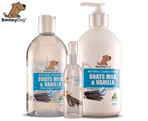 Smiley Dog Goat's Milk & Vanilla Large Trio Pack