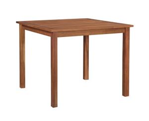 Solid Acacia Wood Outdoor Dining Table 90x90x74cm Kitchen Furniture