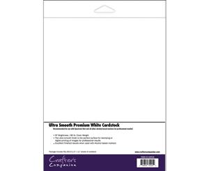 Spectrum Noir Ultra Smooth Premium Cardstock 8.5&quotX11" 50/Pkg-White