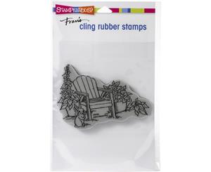 Stampendous Cling Stamps - Bunny Chair