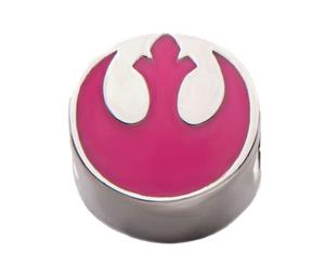 Star Wars Pink Rebel Alliance Symbol Bead Charm