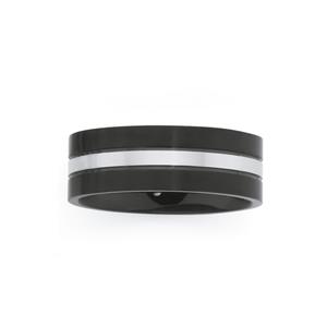 Steel Black With Steel Centre Ring