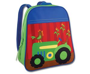 Stephen Joseph Kids Tractor Farm Boy Go Go Backpack