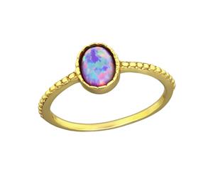 Sterling Silver Opal Ring