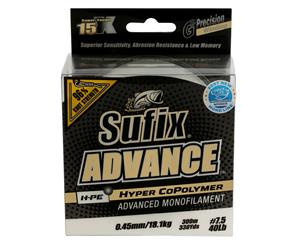 Sufix Advance H-PE Monofilament Clear 300m 18.1kg