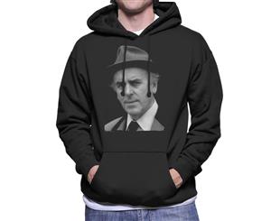 TV Times Actor George Cole Minder 1982 Men's Hooded Sweatshirt - Black