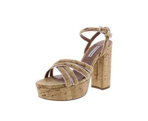 Tabitha Simmons Womens Hensley Cork Strappy Platform Sandals