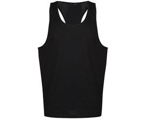 Tanx Mens Vest Sleeveless Vest Top / Muscle Vest (Pack Of 2) (Black) - RW6951