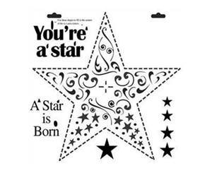 The Crafters Workshop - 12X12 Template - Star