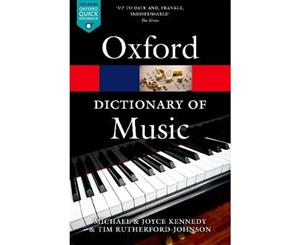 The Oxford Dictionary of Music  Oxford Paperback Reference Series