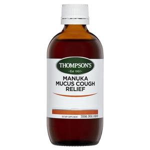 Thompson's Manuka Mucus Cough Relief 200ml