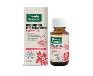 Thursday Plantation-Certified Organic Rosehip Oil 25ml