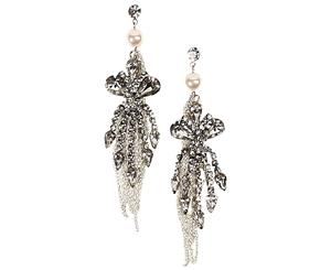 Tom Binns Chandelier Earrings - Silver