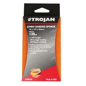 Trojan 120 Grit Jumbo Sanding Sponge
