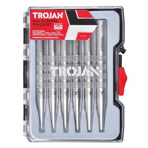 Trojan 6 Piece Nail and Centre Punch Set