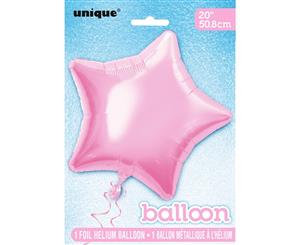 Unique Party Star Foil Balloon (Pack Of 5) (Pastel Pink) - SG16909