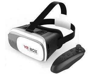 VRBox Kit version 2.0 - Including VR Headset with Remote Bluetooth Controller