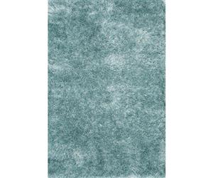 Velvet Turquoise Shag Rug