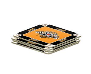 Wests Tigers NRL Set of 4 Cork Drinking Coasters