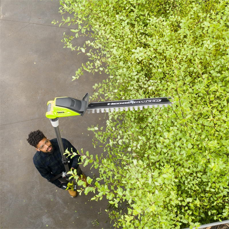 Ryobi 18v pole online hedge trimmer