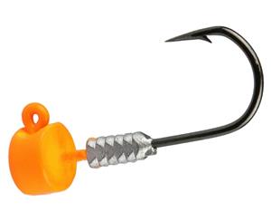 1/6oz/Size 1 Hook TT Lures Orange Nedlockz Jighead - Mushroom Head Jig Head