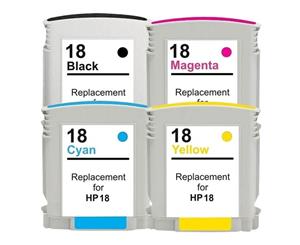 18XL Compatible Inkjet Cartridges For HP - 4-Pack