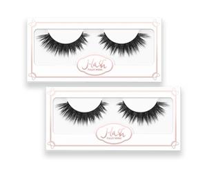 2 Packs Faux Mink Charming False Eyelashes Extension- Mila