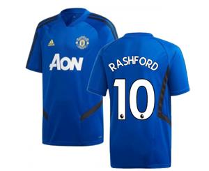 2019-2020 Man Utd Adidas Training Shirt (Blue) - Kids (Rashford 10)