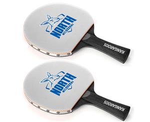 2x Summit North Melbourne Kangaroos Table Tennis Bat Game/Training/Competition