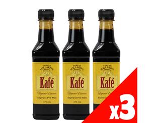 3 Pack Samuel Willards Pre-Mix Kafe Liqueur Essence 375ml Home Brew