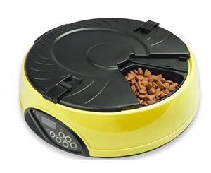 330Ml Per Meal Digital Lcd Automatic Pet Feeder Dog Cat Food Bowl Timer Yellow