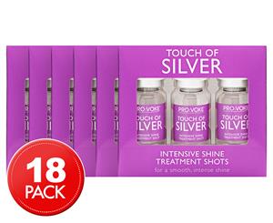 6 x 3pk PROVOKE Touch Of Silver Intensive Shine Treatment Shots