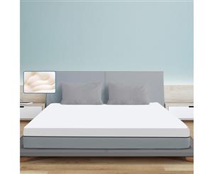 7cm High Density Memory Foam Mattress Topper with Polyester Cover King Size