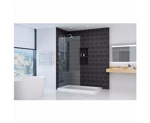 900x2000mm Walk-In Shower Screen Frameless Fixed Panel 10mm Toughened Glass